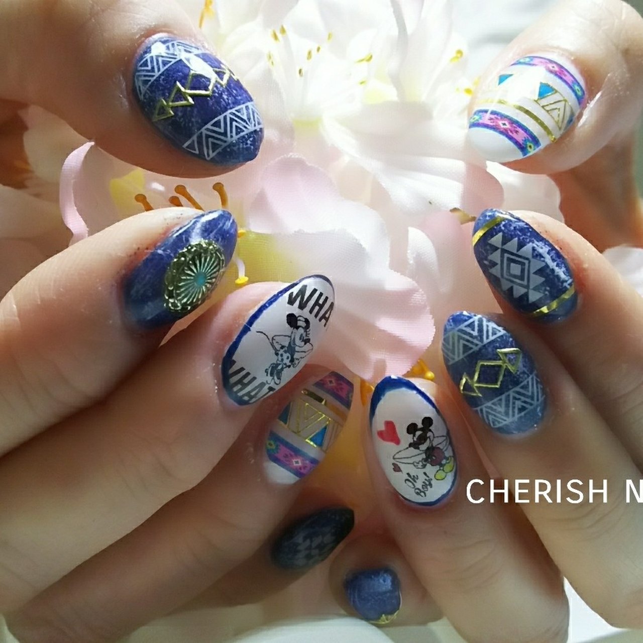 春 夏 オールシーズン ライブ ハンド Cherish Nailのネイルデザイン No ネイルブック