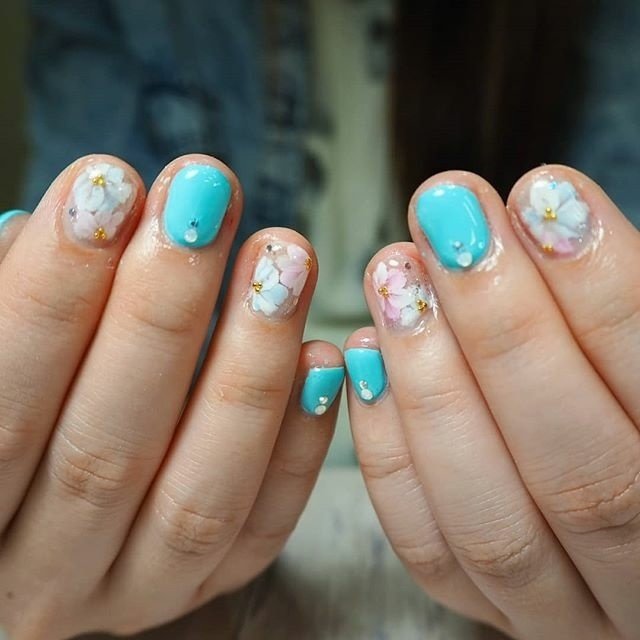 春 夏 ブライダル 女子会 ハンド Candy Nailのネイルデザイン No ネイルブック