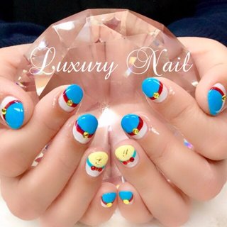 人気順 変形フレンチ ドラえもんネイルのネイルデザイン ネイルブック