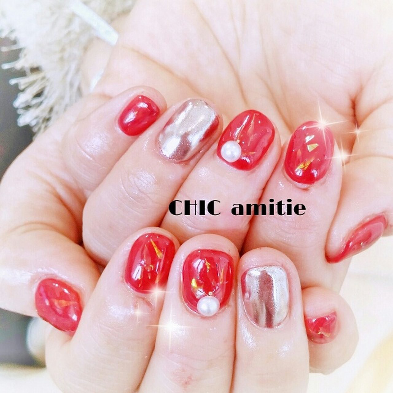 冬 バレンタイン パーティー デート ハンド 鈴木千佳子のネイルデザイン No ネイルブック