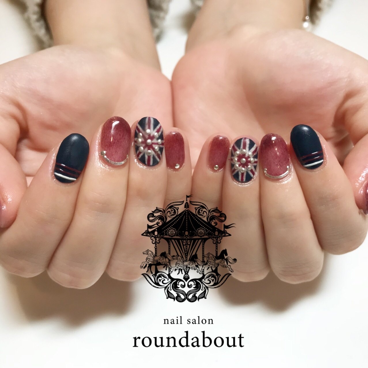 秋 冬 ライブ ハロウィン ハンド Yuko Nail Salon Roundabout のネイルデザイン No ネイルブック