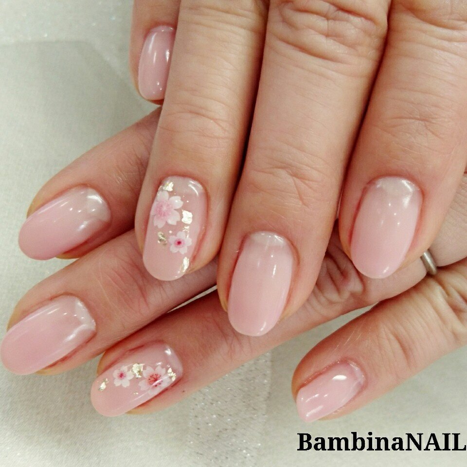 春 オールシーズン ブライダル ハンド シンプル Bambinanailfactorkiyokoのネイルデザイン No ネイル ブック