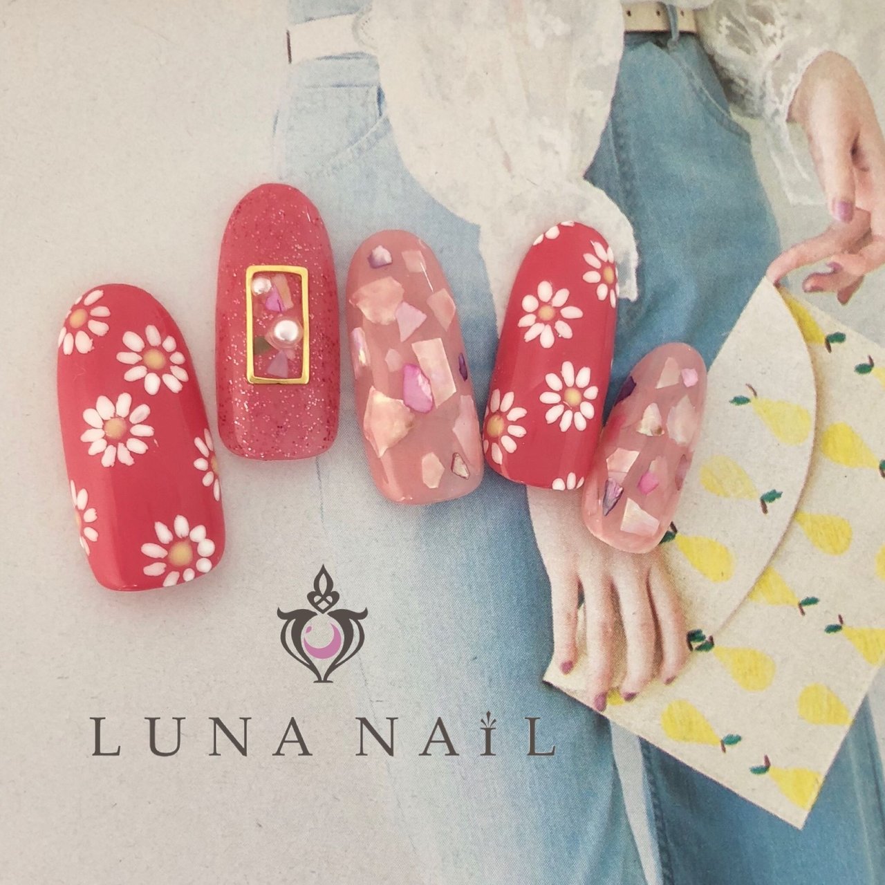 春 夏 リゾート デート ハンド Luna Nail のネイルデザイン No ネイルブック