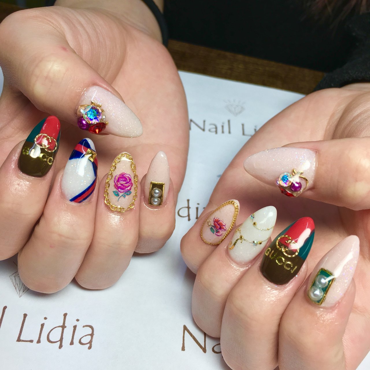 オールシーズン パーティー 女子会 ハンド ワンカラー Nail Lidia Lisaのネイルデザイン No ネイルブック