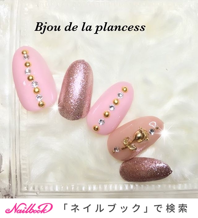 シュガーピンクネイルのネイルデザイン ネイルブック