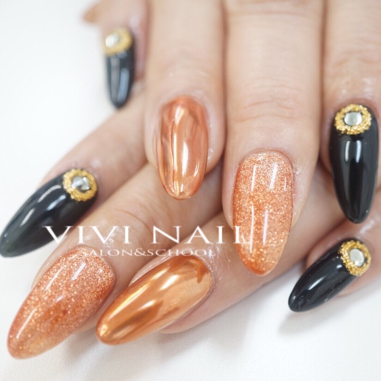 ライブ パーティー ハンド ラメ ミラー Vivi Nail Eyelashのネイルデザイン No ネイルブック