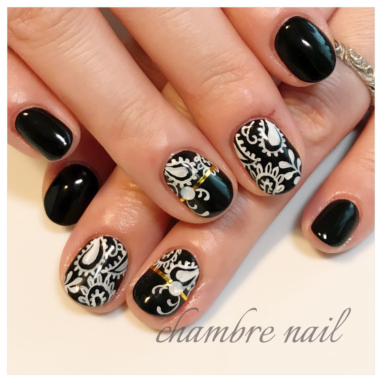 春 オフィス デート 女子会 ハンド Chambre Nailのネイルデザイン No