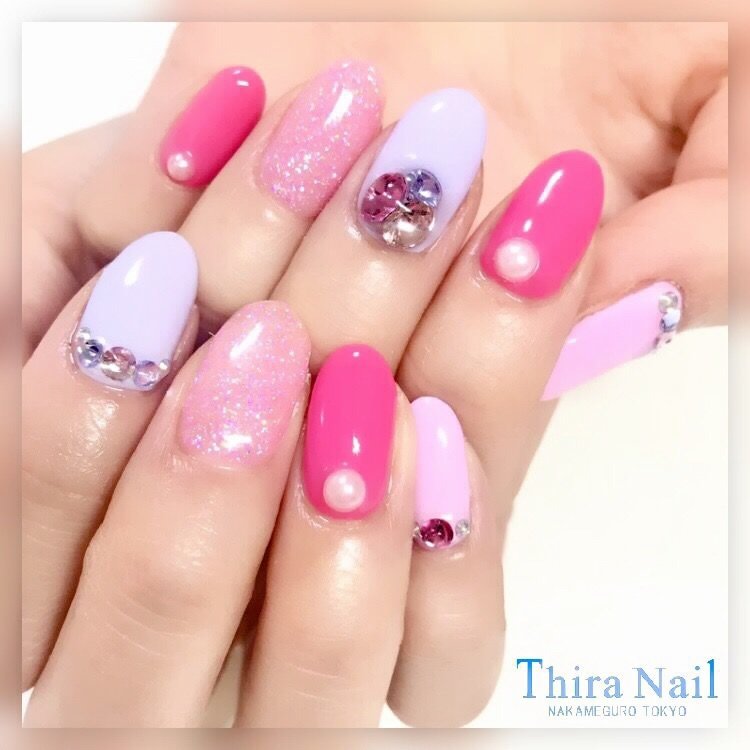 オールシーズン リゾート パーティー 女子会 ハンド Thira Nailのネイルデザイン No ネイルブック