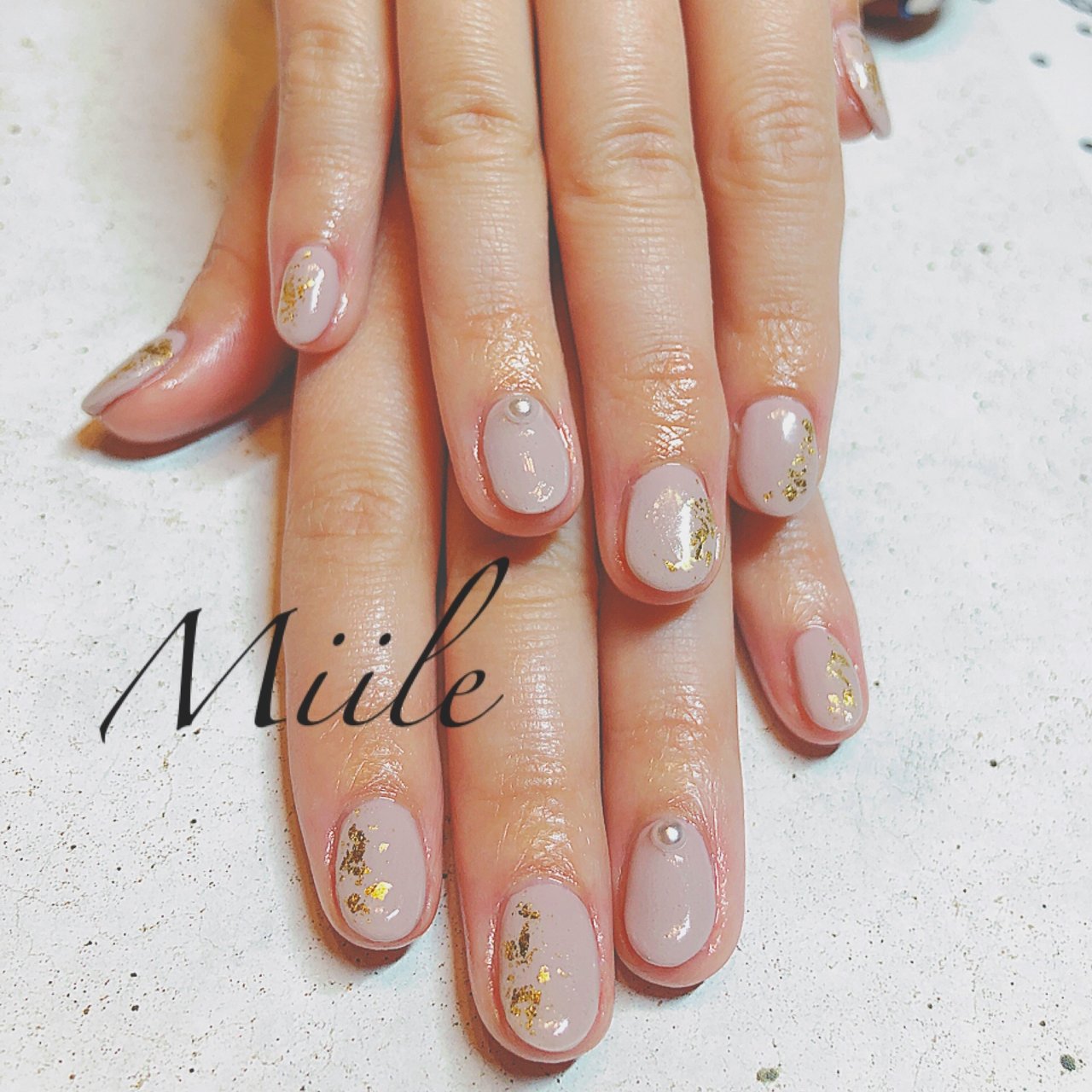 オールシーズン オフィス ブライダル パーティー ハンド Private Nail Salon Miile のネイル デザイン No ネイルブック