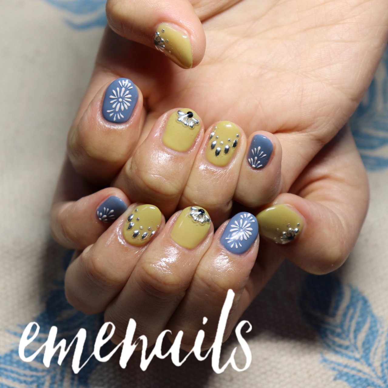 春 夏 海 リゾート ハンド Emilyのネイルデザイン No ネイルブック