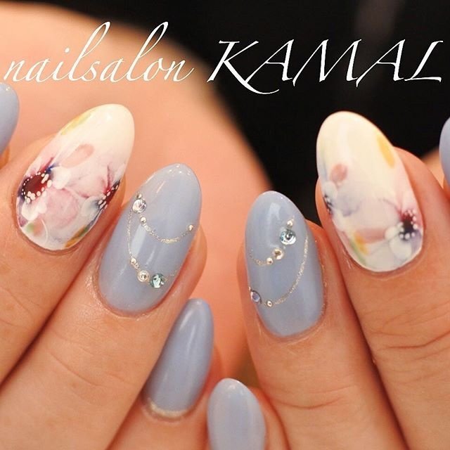 春 夏 オールシーズン リゾート ハンド Nailsalon Kamalのネイルデザイン No ネイルブック