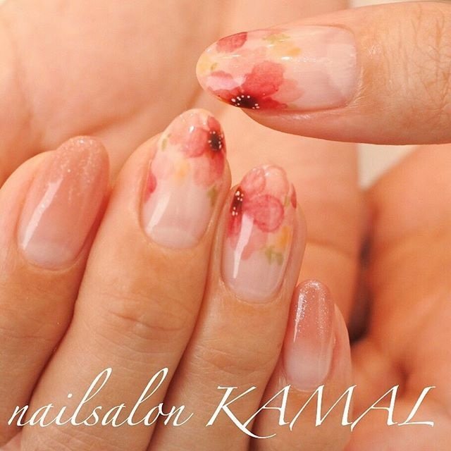 春 オールシーズン パーティー 女子会 ハンド Nailsalon Kamalのネイルデザイン No ネイルブック