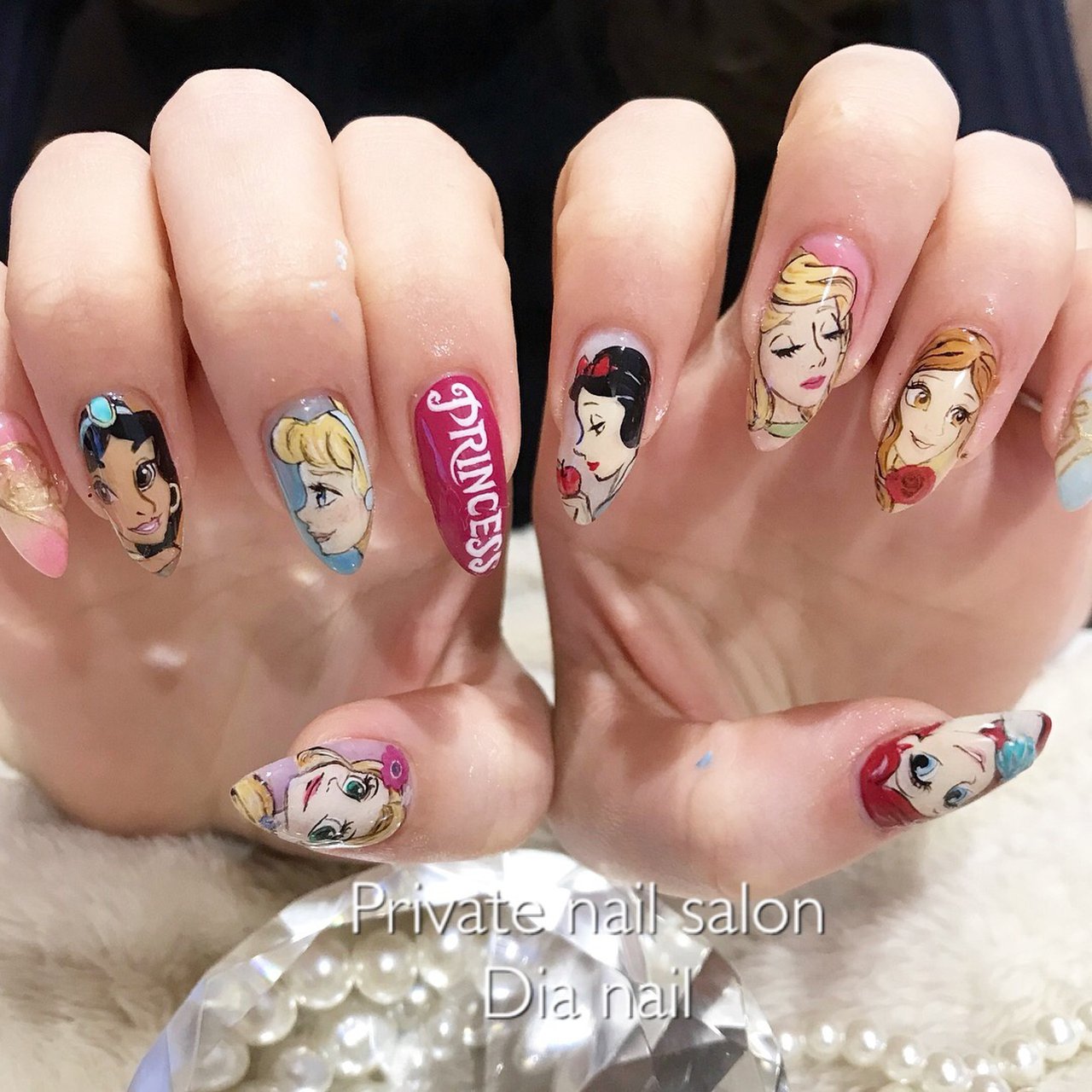 旅行 パーティー 女子会 ハンド 痛ネイル Private Nail Salon Dia Nailのネイルデザイン No ネイルブック