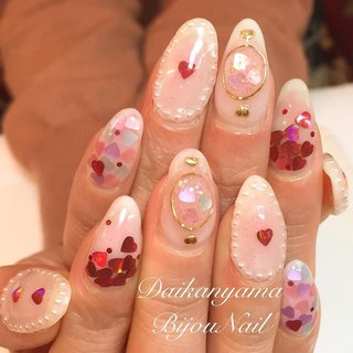 人気順｜#Heartnailのネイルデザイン｜ネイルブック 