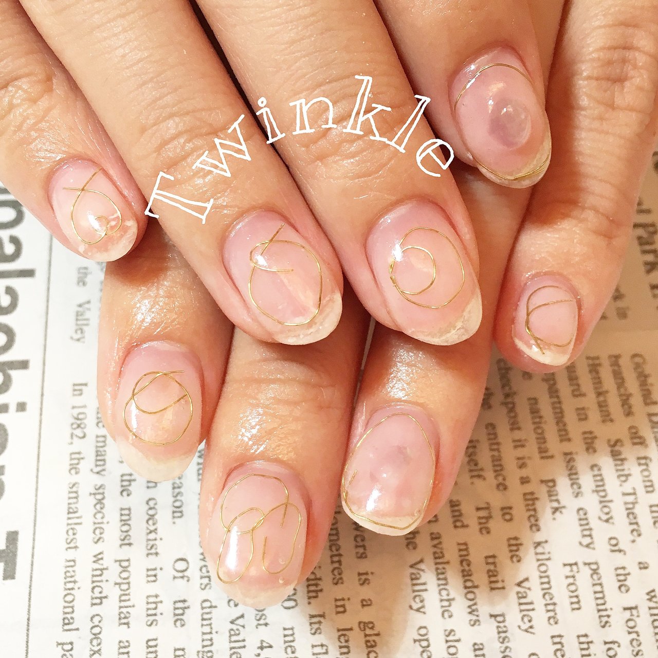 夏 オールシーズン オフィス 女子会 ハンド Nail Salon Twinkleのネイルデザイン No ネイルブック