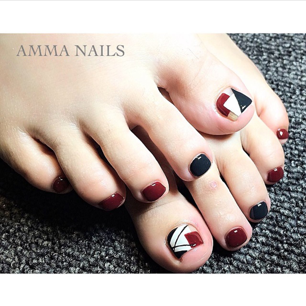 秋 冬 リゾート パーティー フット Amma Nailsのネイルデザイン No ネイルブック