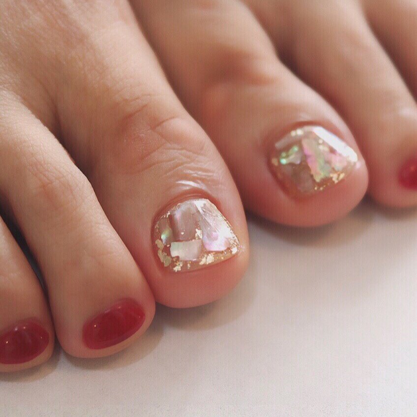 夏 梅雨 海 リゾート フット Nailsalon グランジュテのネイルデザイン No ネイルブック