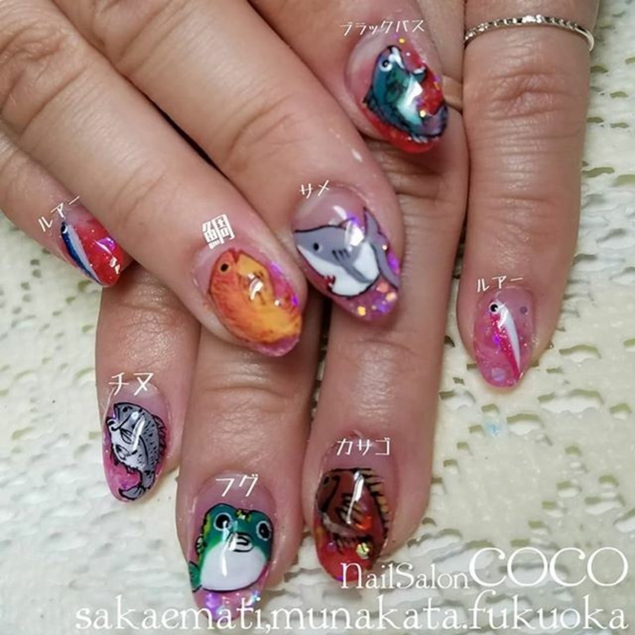 オールシーズン ハンド キャラクター スカルプチュア 𝐒𝚊𝚕𝚊𝚗𝚐 サランのネイルデザイン No ネイルブック