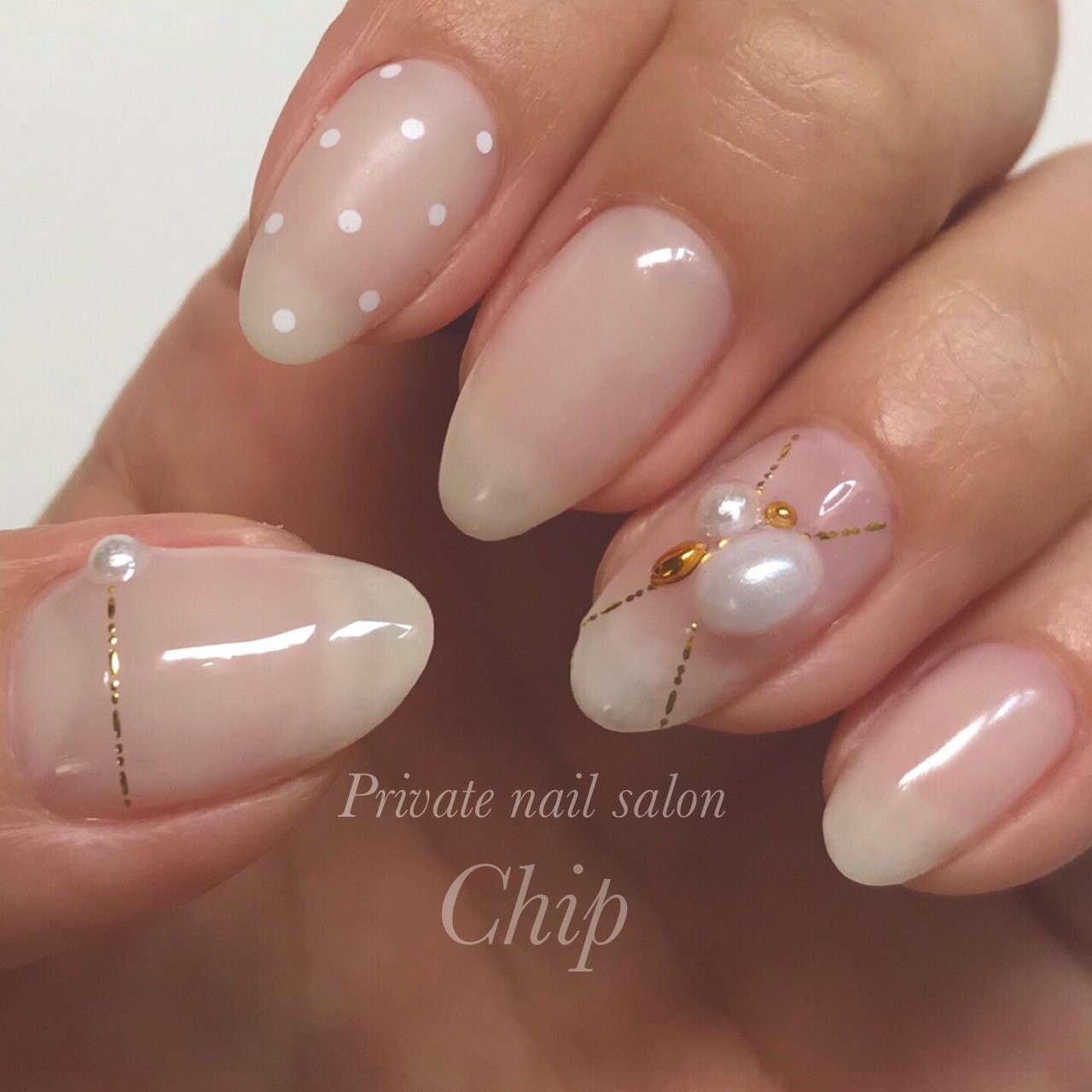 春 夏 オールシーズン オフィス ハンド Nailsalon Chipのネイルデザイン No ネイルブック