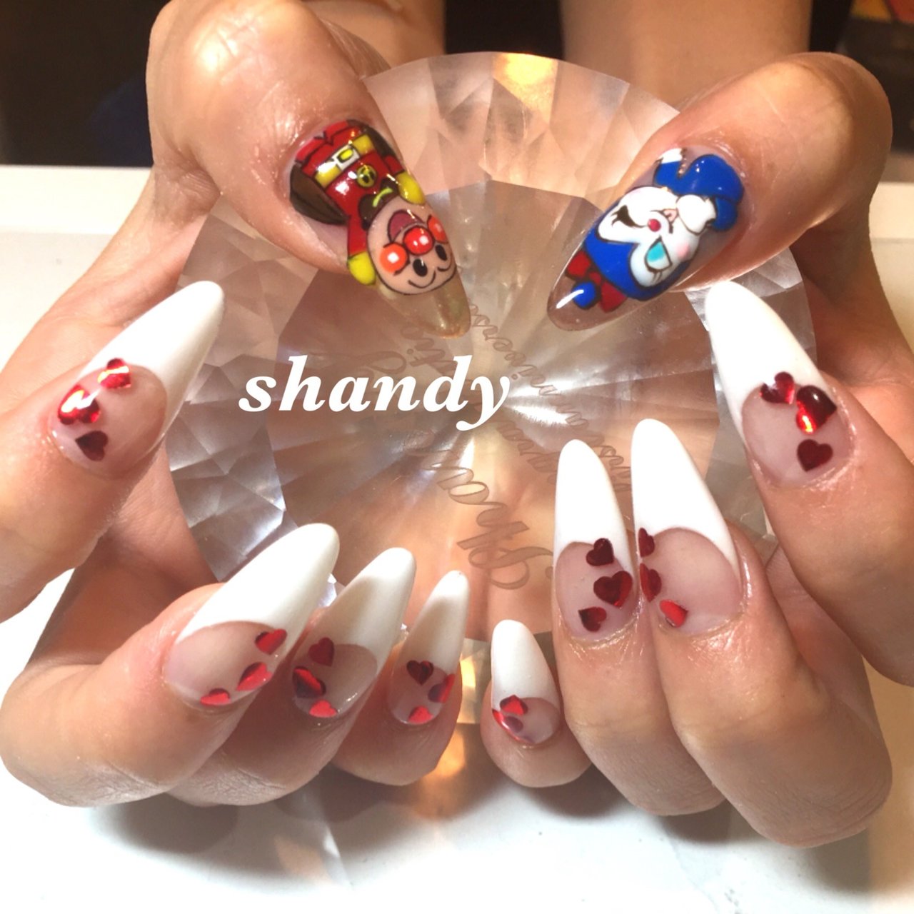 秋 オールシーズン 梅雨 女子会 キャラクター Nailsalon Shandyのネイルデザイン No ネイルブック