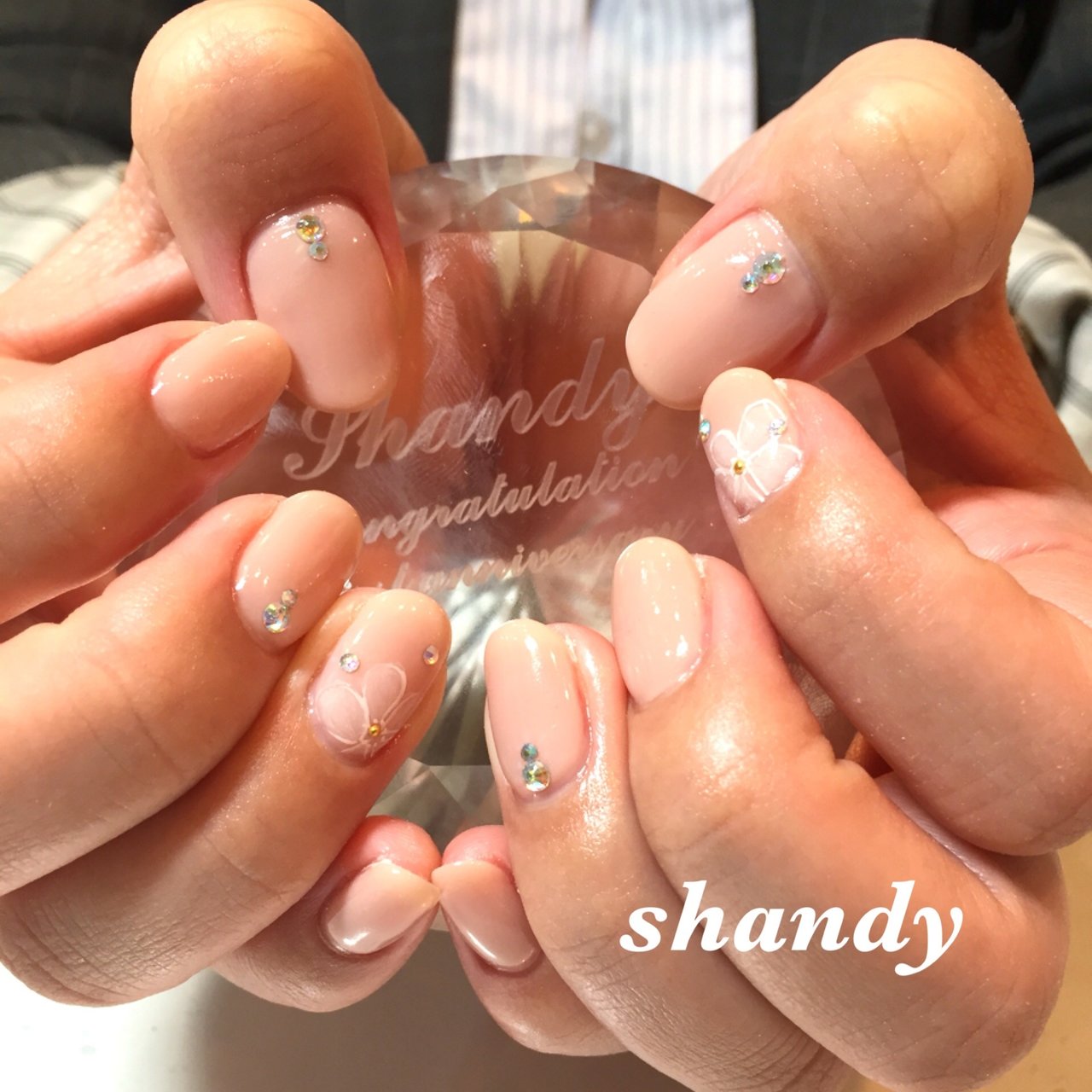 春 夏 オールシーズン 女子会 ハンド Nailsalon Shandyのネイルデザイン No ネイルブック