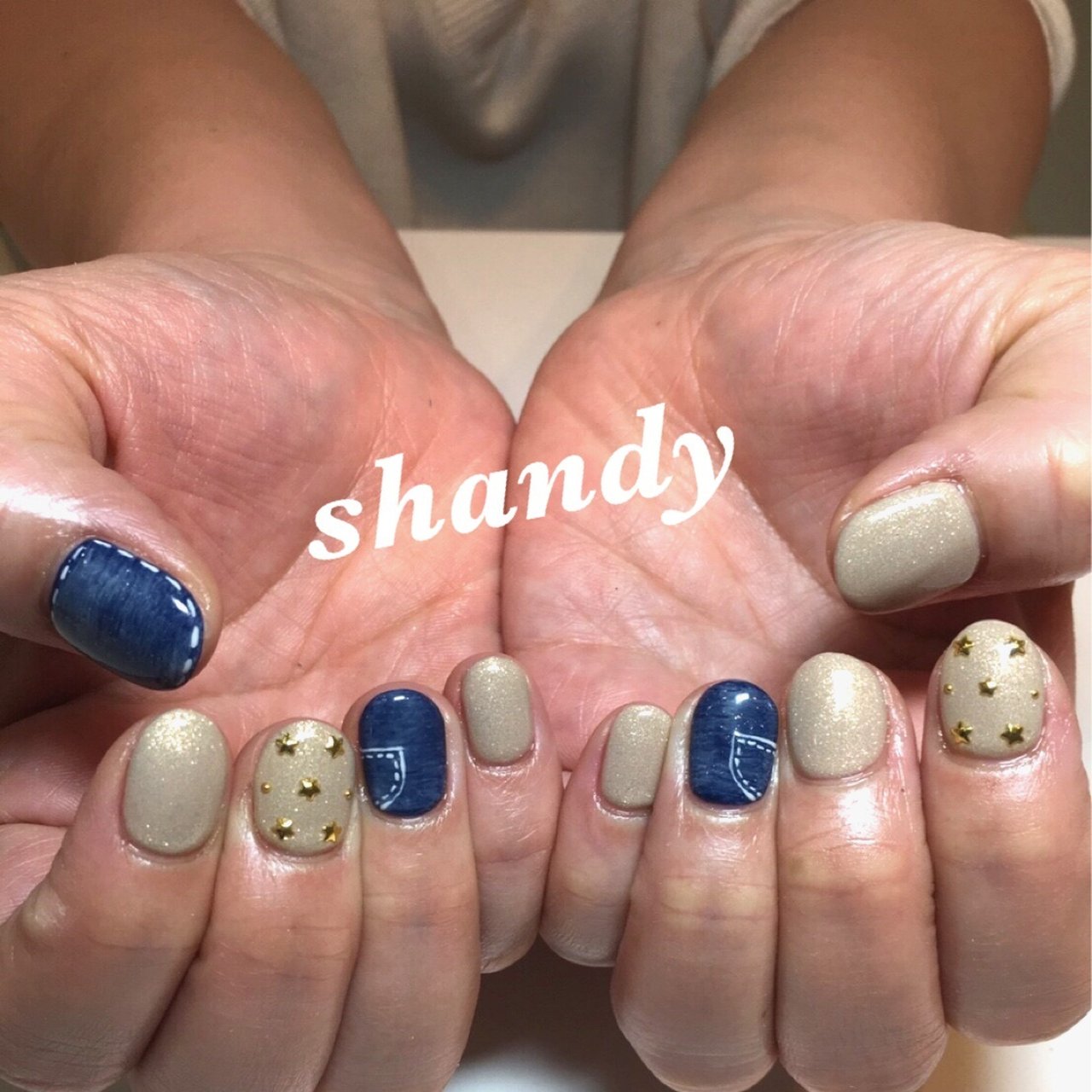 夏 オールシーズン リゾート ライブ ハンド Nailsalon Shandyのネイルデザイン No ネイルブック