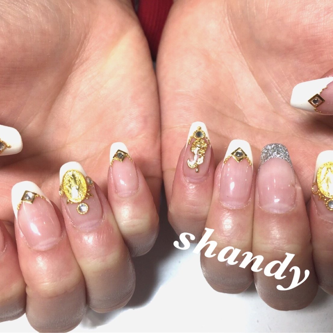 春 夏 オールシーズン 女子会 ハンド Nailsalon Shandyのネイルデザイン No ネイルブック