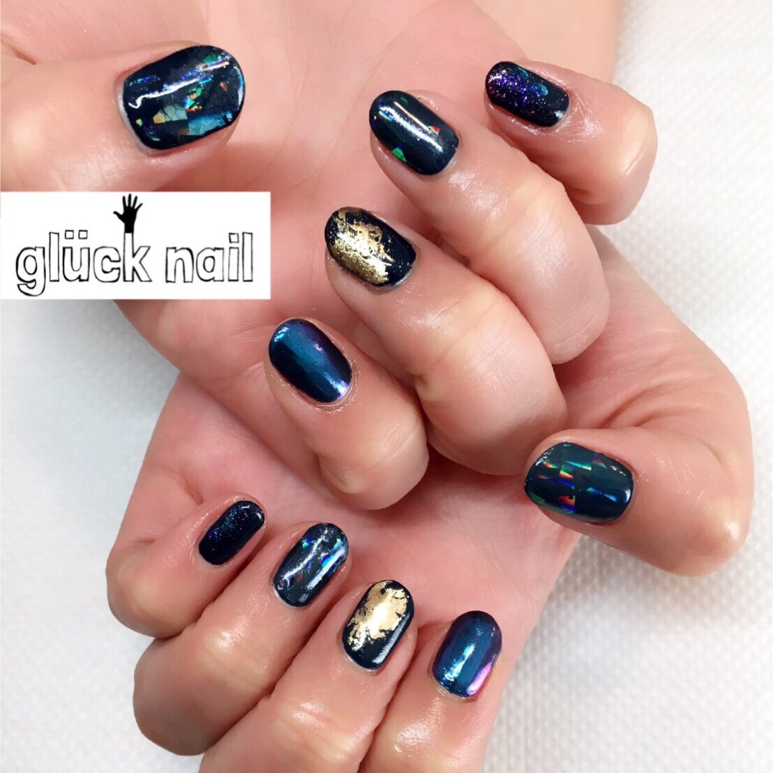 冬 リゾート クリスマス パーティー ハンド Gluck Nailのネイルデザイン No ネイルブック