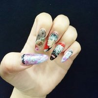 東京喰種ネイルのネイルデザイン ネイルブック