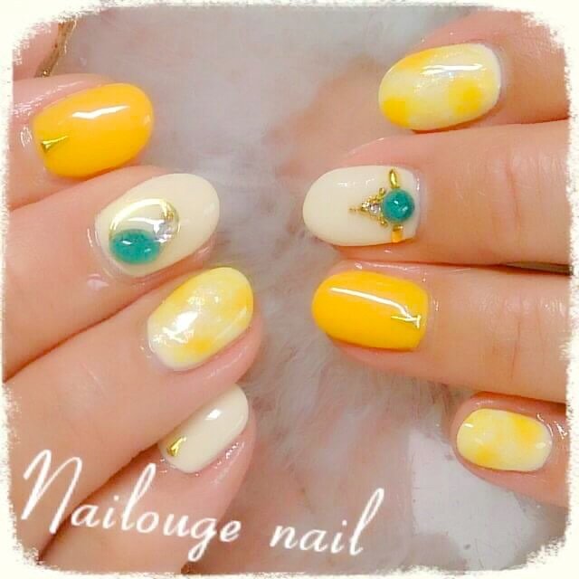 夏 リゾート デート 女子会 ハンド Nailsalon Nailougeのネイルデザイン No ネイルブック