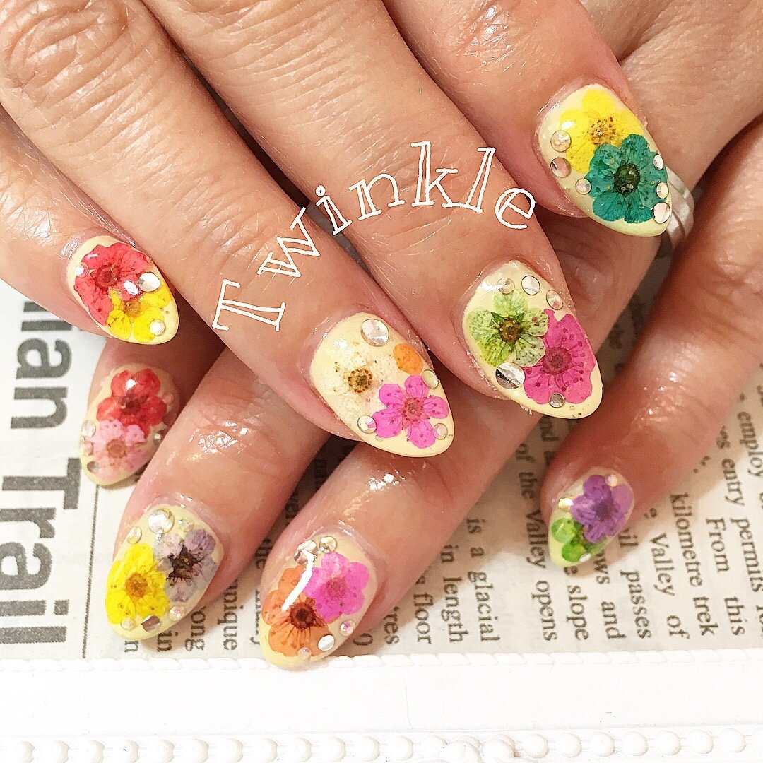 春 夏 オールシーズン 女子会 ハンド Nail Salon Twinkleのネイルデザイン No ネイルブック