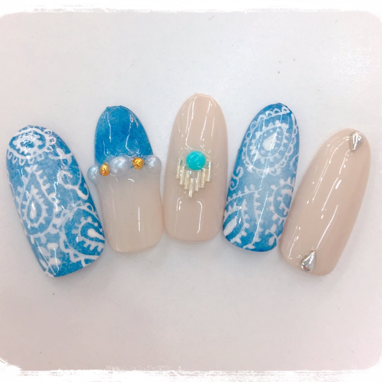 夏 オールシーズン リゾート デート ハンド Marygelnailのネイルデザイン No 3109787 ネイルブック