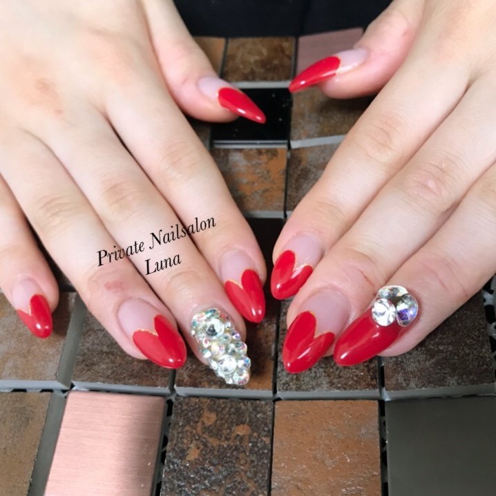 オールシーズン バレンタイン ライブ 女子会 ハンド Private Nailsalon Lunaのネイルデザイン No ネイル ブック