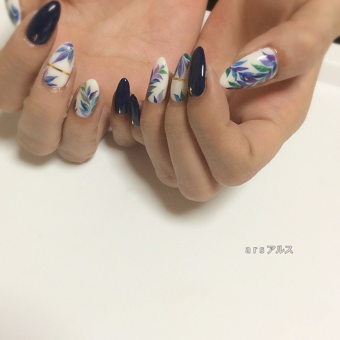 春 夏 ハンド ボタニカル ロング 中山美香のネイルデザイン No ネイルブック