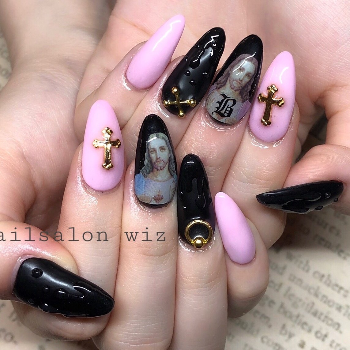 春 女子会 ハンド デコ マット Nailsalon Wizのネイルデザイン No 3120403 ネイルブック