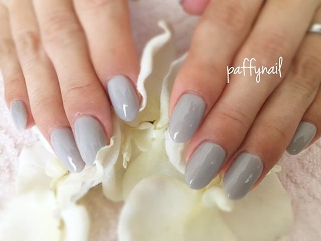 オールシーズン オフィス ハンド シンプル ワンカラー Paffynailのネイルデザイン No ネイルブック