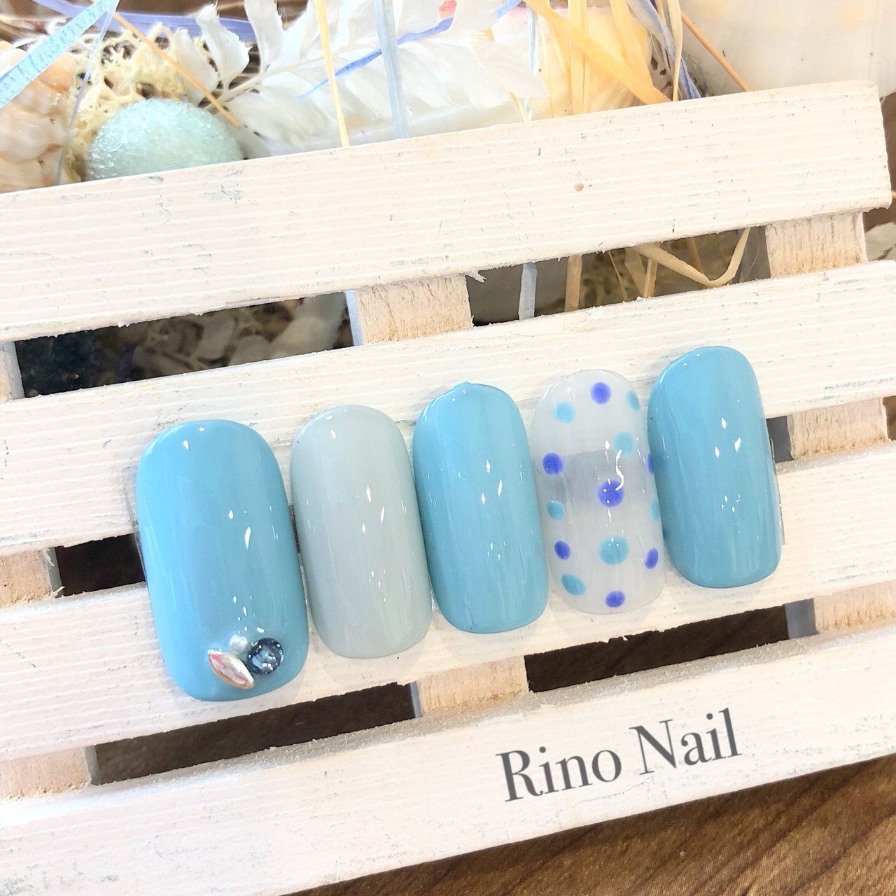 春 夏 梅雨 海 ハンド Rino Nailのネイルデザイン No ネイルブック