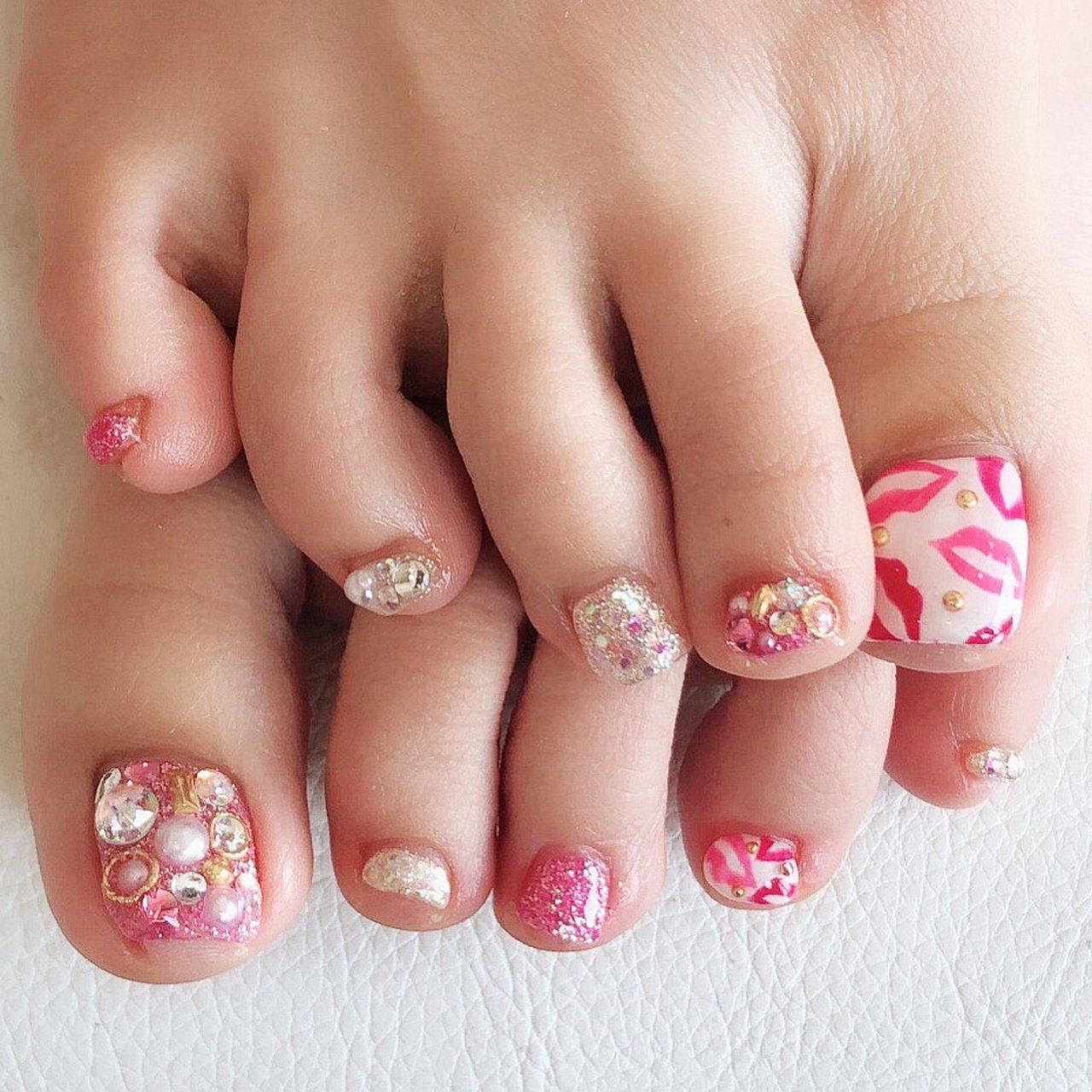 夏/リゾート/デート/女子会/フット - ネイルサロン Crystal Candyの