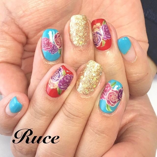 春 夏 旅行 リゾート ハンド Ruce ルーシェ 仲町台のネイルデザイン No ネイルブック