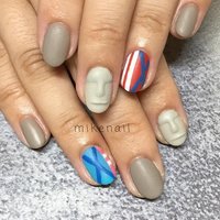 モアイネイルのネイルデザイン ネイルブック