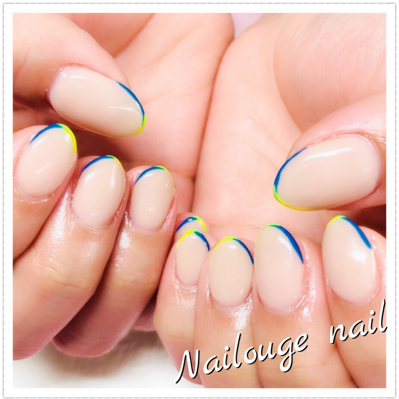 春 夏 デート ハンド シンプル Nailsalon Nailougeのネイルデザイン No ネイルブック