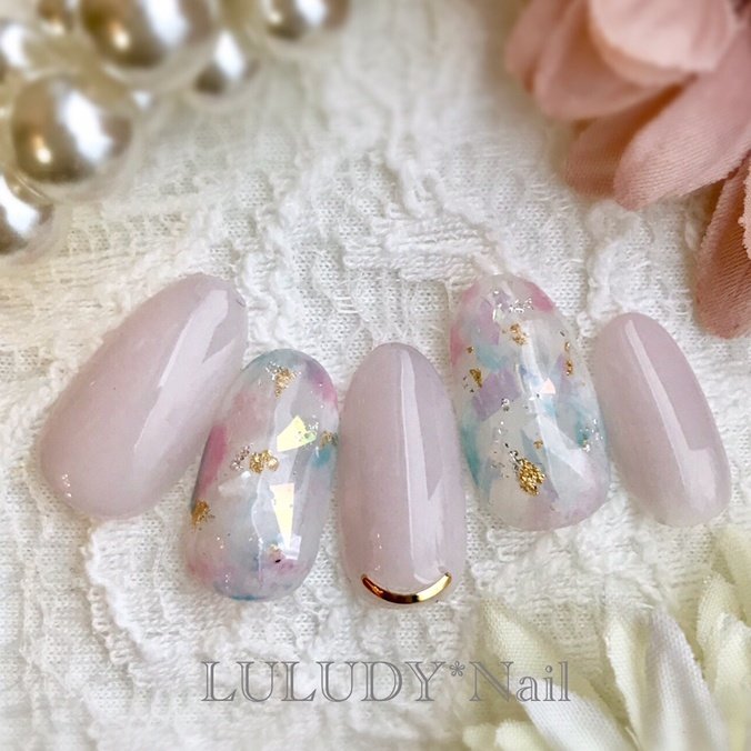 春 夏 海 オフィス ハンド Luludynailのネイルデザイン No 3140958 ネイルブック