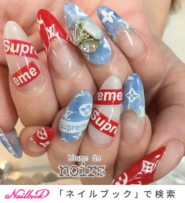 人気順｜#SUPREMEのネイルデザイン｜ネイルブック