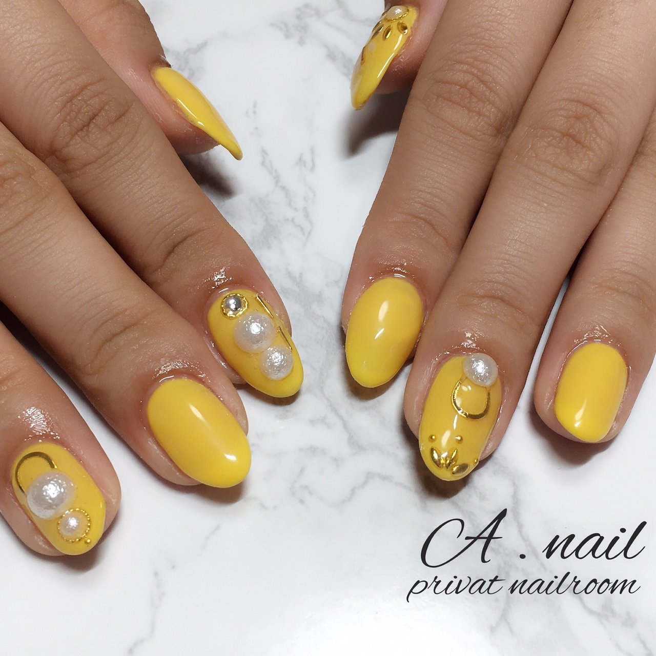 春 夏 秋 オールシーズン ハンド A Nail Private Nailsalon のネイルデザイン No ネイルブック