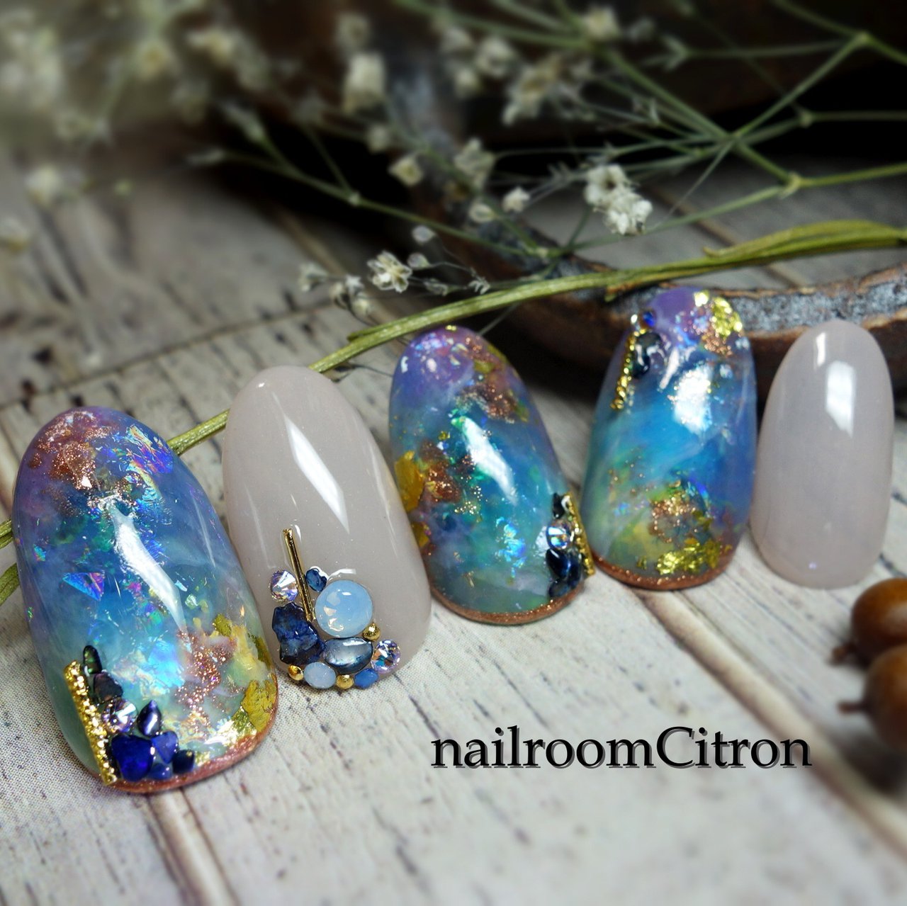 春 夏 オールシーズン リゾート ハンド Nailroomcitronのネイルデザイン No ネイルブック