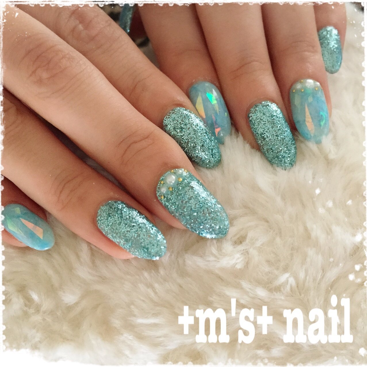 夏 梅雨 海 女子会 ハンド M S Nailのネイルデザイン No ネイルブック