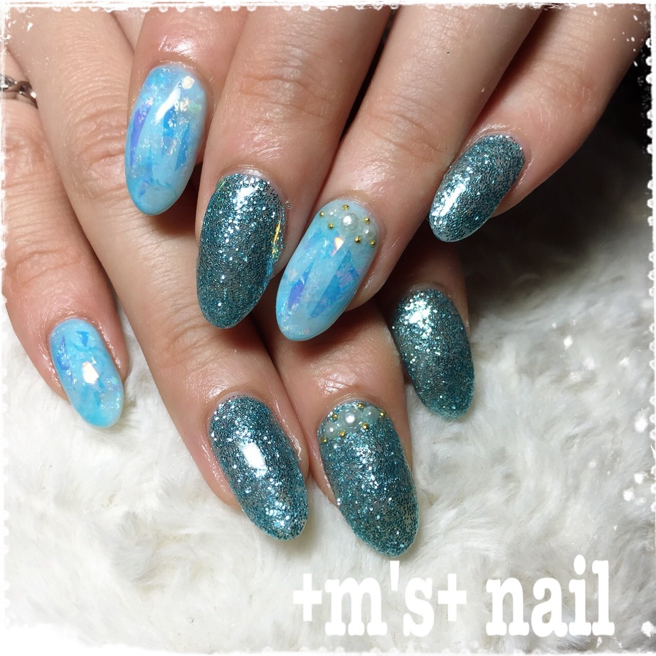 夏 梅雨 海 女子会 ハンド M S Nailのネイルデザイン No ネイルブック