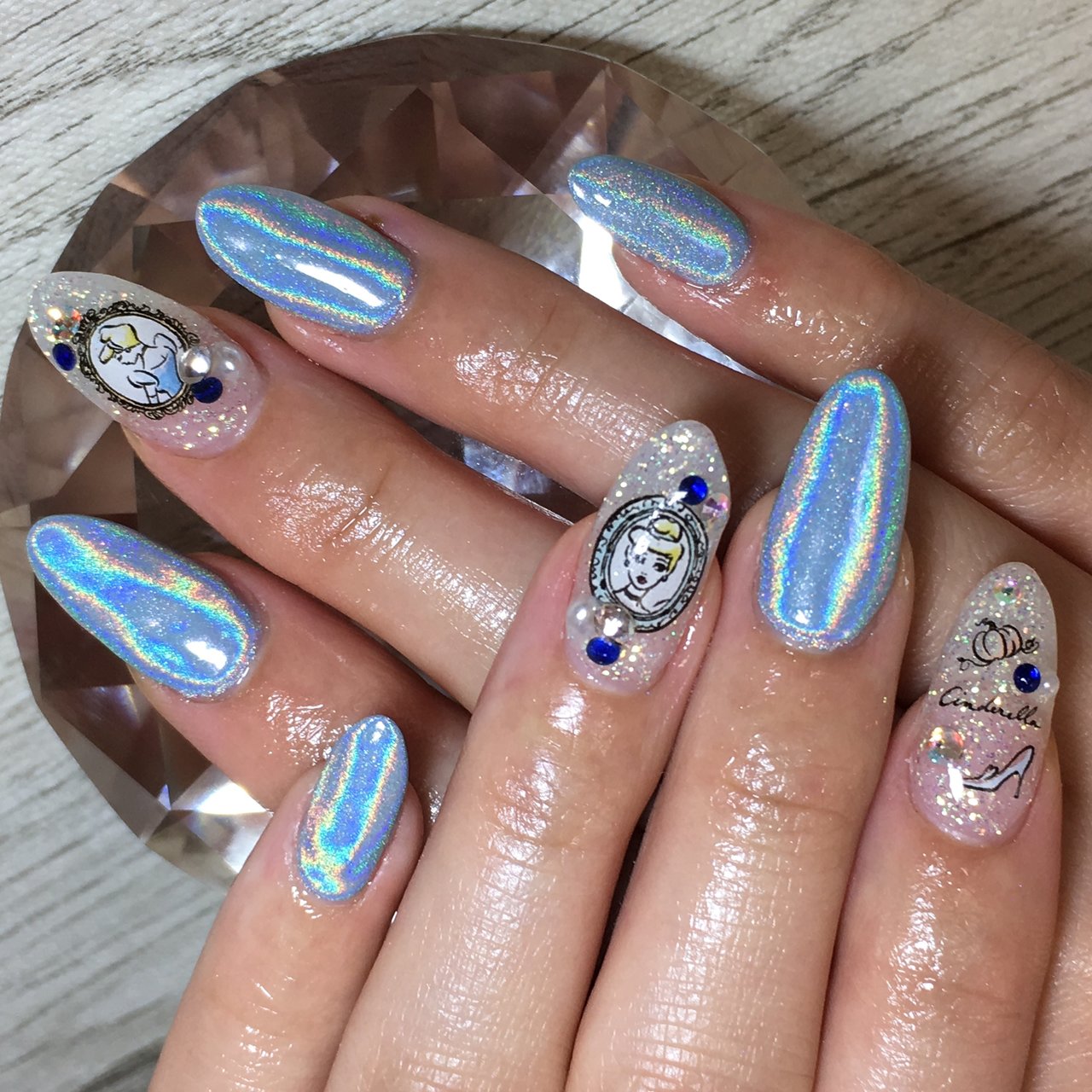 ハンド お客様 Crystal Rose Nail ネーコのネイルデザイン No ネイルブック