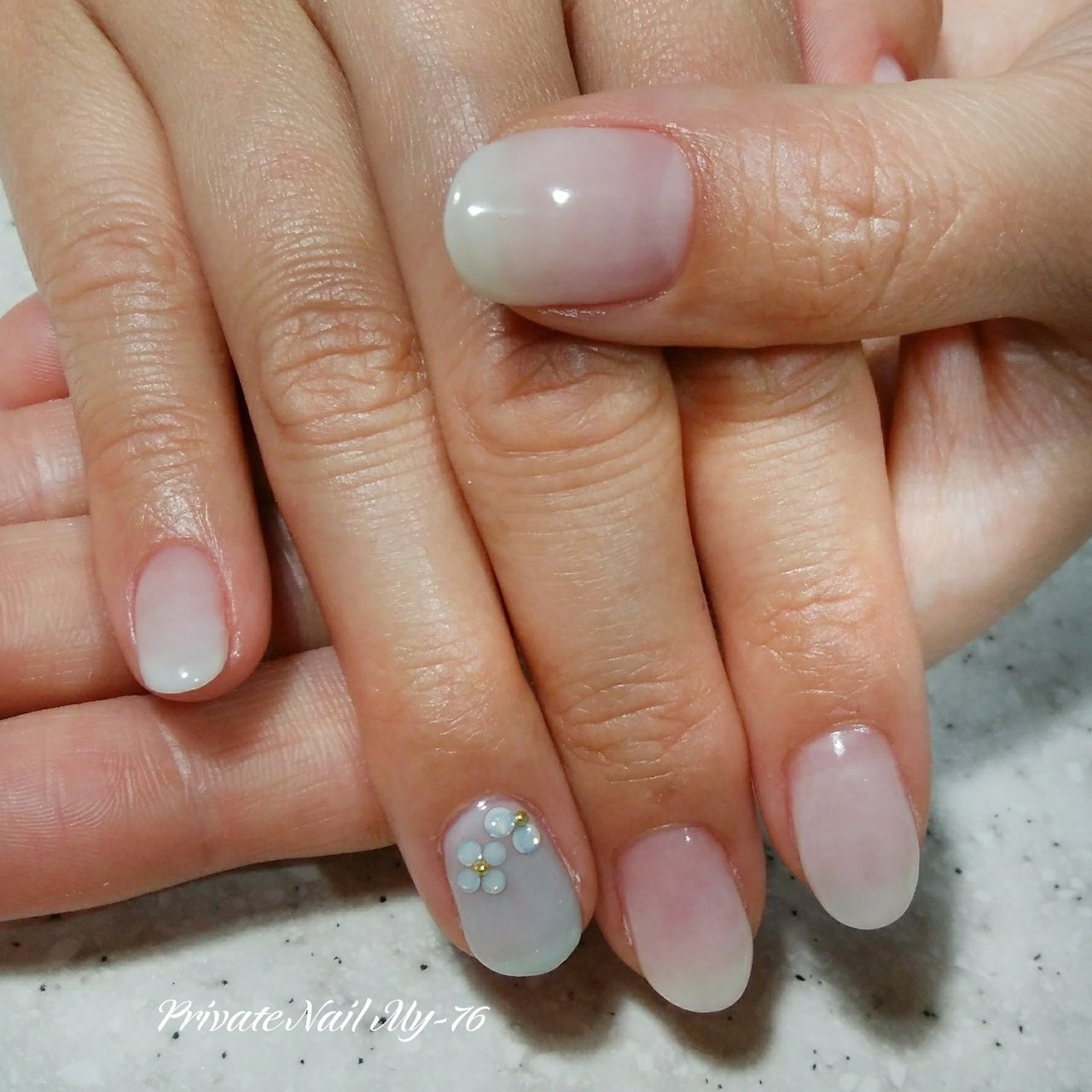 梅雨 オフィス ブライダル デート ハンド Private Nail My 76のネイルデザイン No ネイルブック