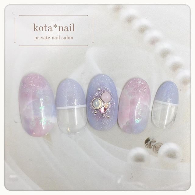 夏 梅雨 七夕 デート ハンド Kota Nailのネイルデザイン No ネイルブック